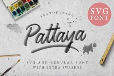 Pattaya SVG & Script Regular