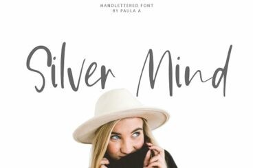 Silver Mind | Handlettered Font