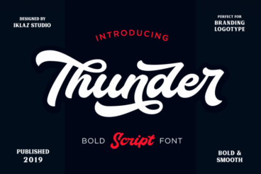 Thunder Script Font