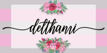 Delthami Script Font