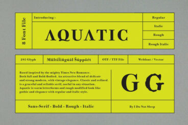 Aquatic Regular Font