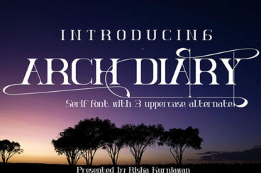 Arch Diary Font