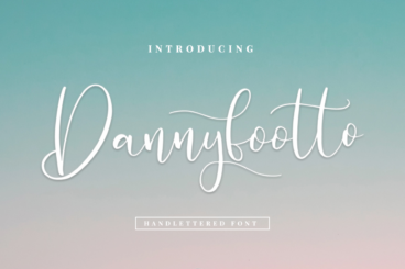 Dannyfootto///handlettered font Script Font
