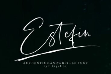 Estefin // handwritten font
