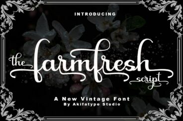 farmfresh script Script Font