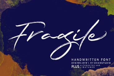 Fragile Script Font