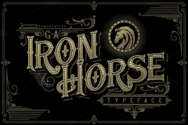 G.A Iron Horse Font