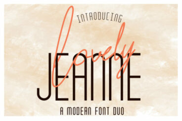 Lovely Jeanne Duo Font
