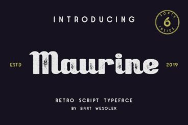 Maurine - a retro script font