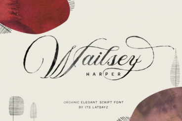 Miss Wailsey Organic Calligraphy Font