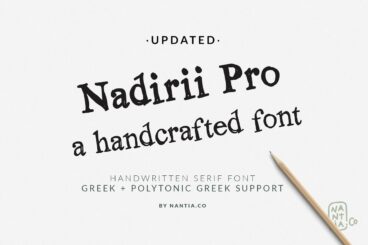 Nadirii Font | Handcrafted Script Font