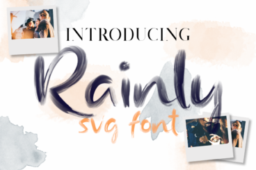 Rainly - Brush & SVG FontScript Font