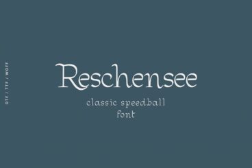 Reschensee fontRegular Font