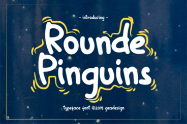 Rounde Pinguins Font
