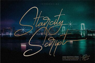 Starcity Script // Signature Font