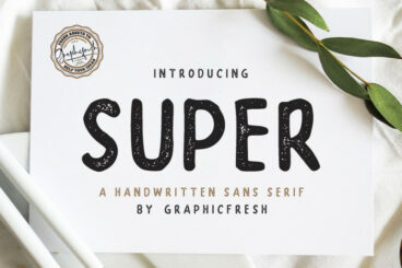 SUPER - A Handwritten Font