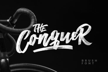 The Conquer Brush Typeface Font