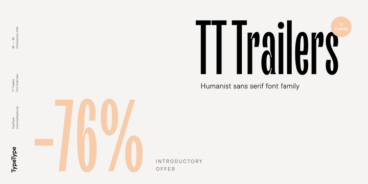 Trailers Font Family