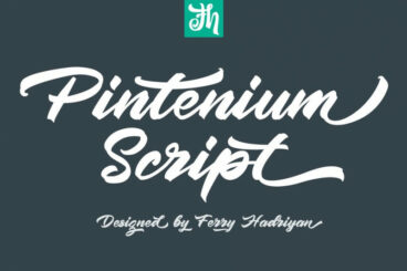 Pintenium Script Font