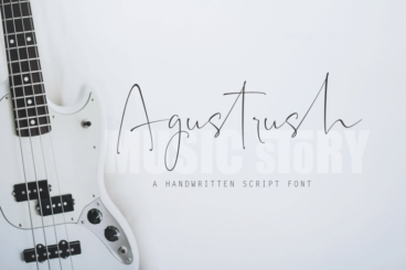 Agustrush Font