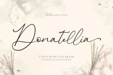 Donatellia - Signature Fonts