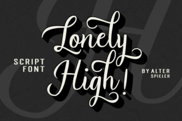 Lonely High Script Font