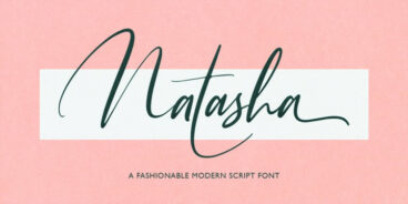Natasha Modern Script Font