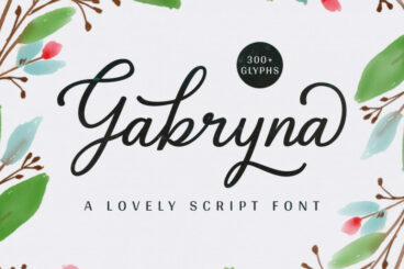 Gabryna FontScript Font