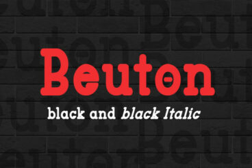 Beuton Black Regular Font