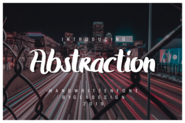 Abstraction Font