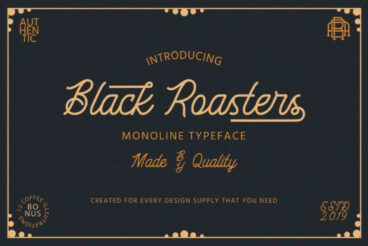 Black Roasters Font