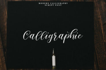 Calligraphic Font