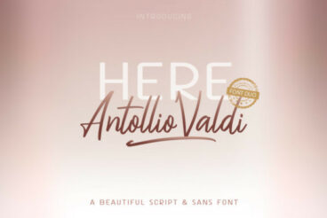 Here Antollio Valdi Duo Font
