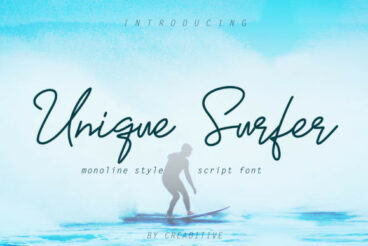 Unique Surfer Font