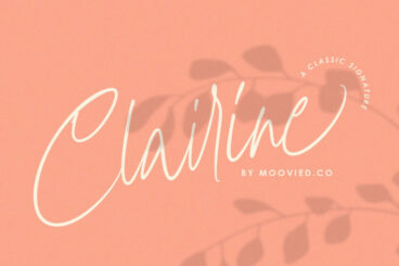 Clairine a classic signature Font