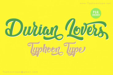 Durian Lovers font