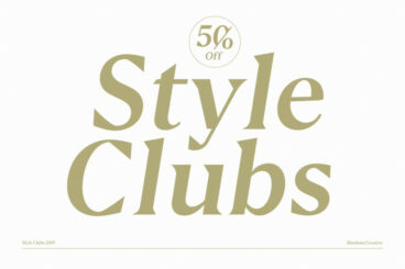 Style Clubs Serif Font