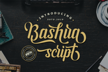 BashiraScript Font
