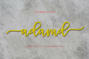 Adamd Font