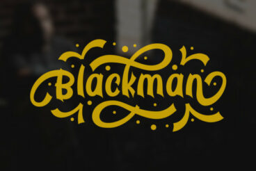 Blackman font