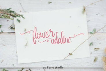 Flower Adaline Font