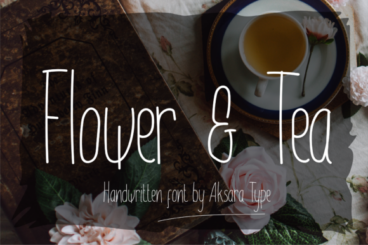Flower & Tea Font