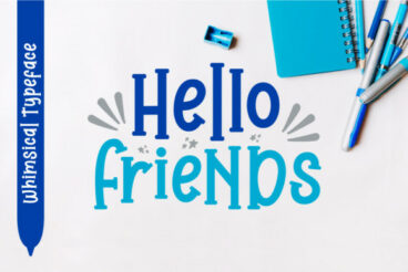 Hello Friends Font
