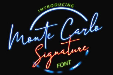 Monte Carlo Font