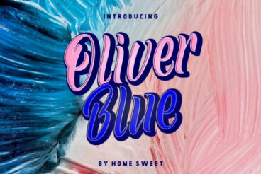 Oliver Blue Font