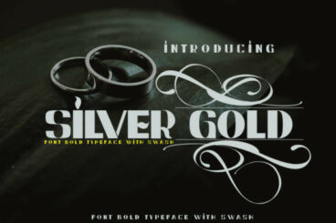 Silver Gold Font