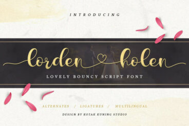 Lorden Holen Lovely Script