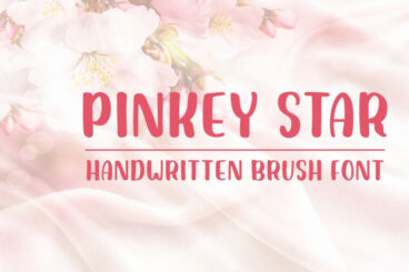 Pinkey Star - Handwritten Brush Font