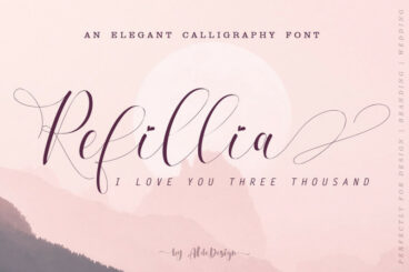 Refillia Calligraphy 'Beauty
