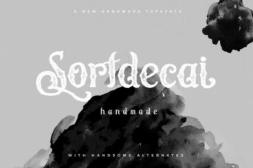 Sortdecai Handmade Font